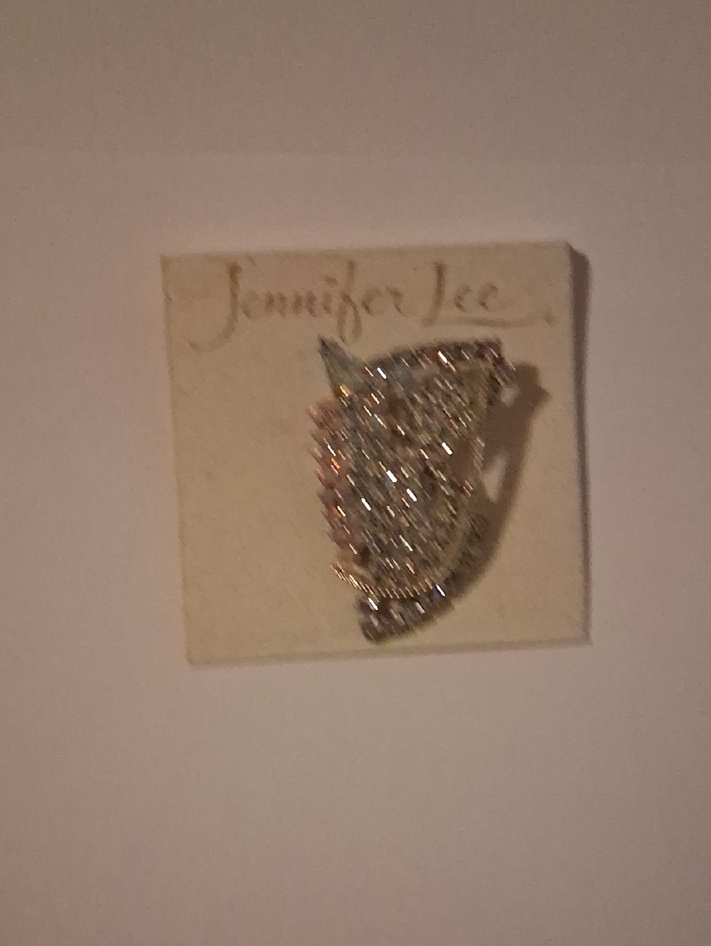 Elegant Vintage Jennifer Lee Rhinestone Horse Broach